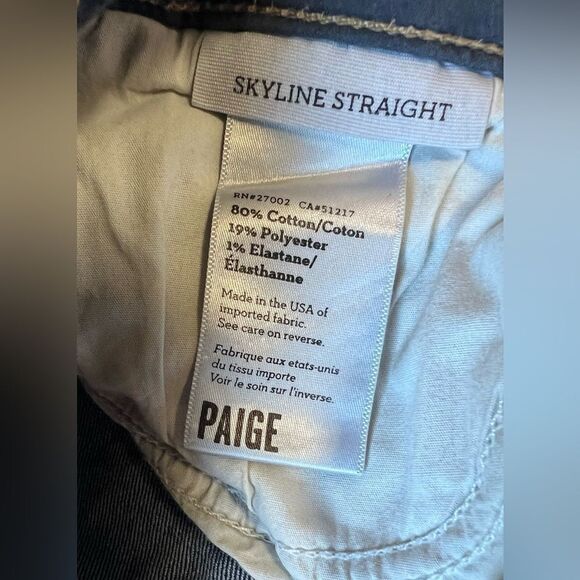 Paige skyline straight jeans - Picture 5 of 8